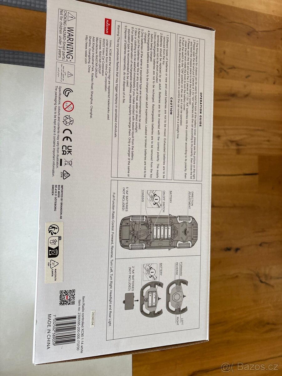 Ovládací auto volvo - 2