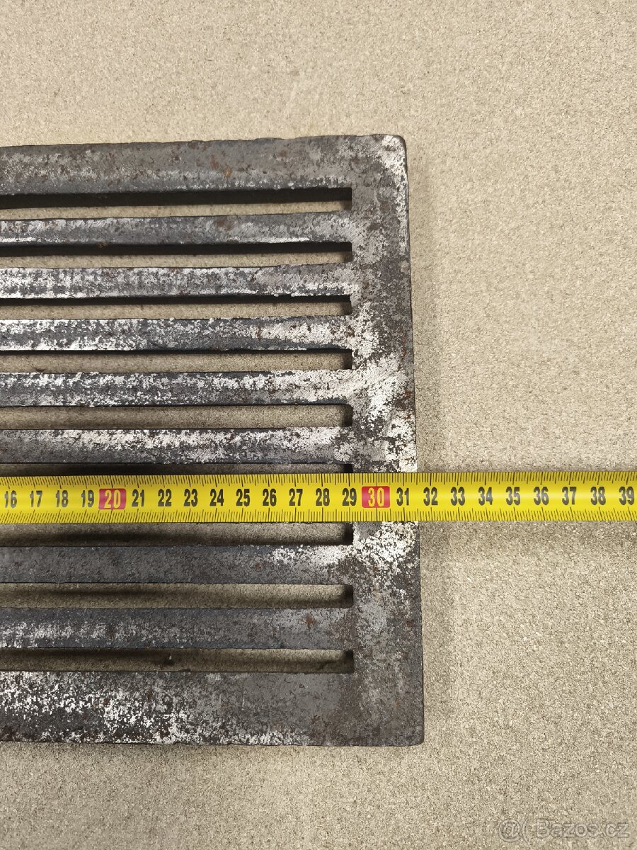 Litinový rošt 31,4x23,6 cm - 2