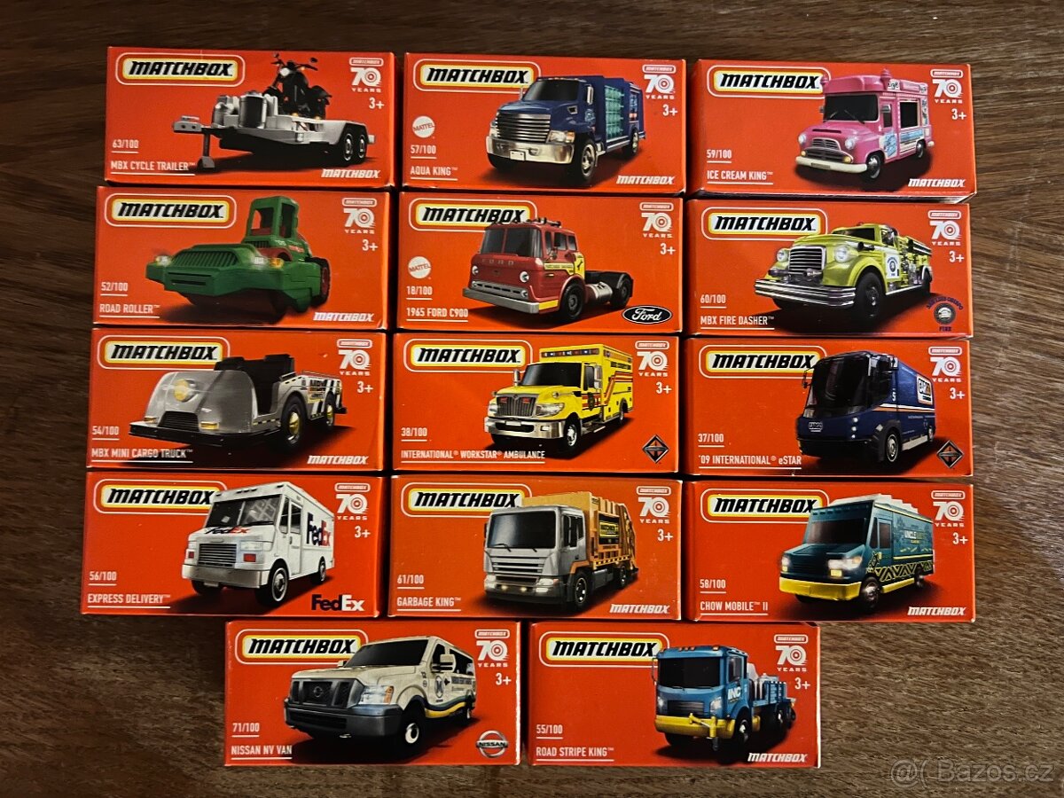 Matchbox Grabs 70 years box nové - 2