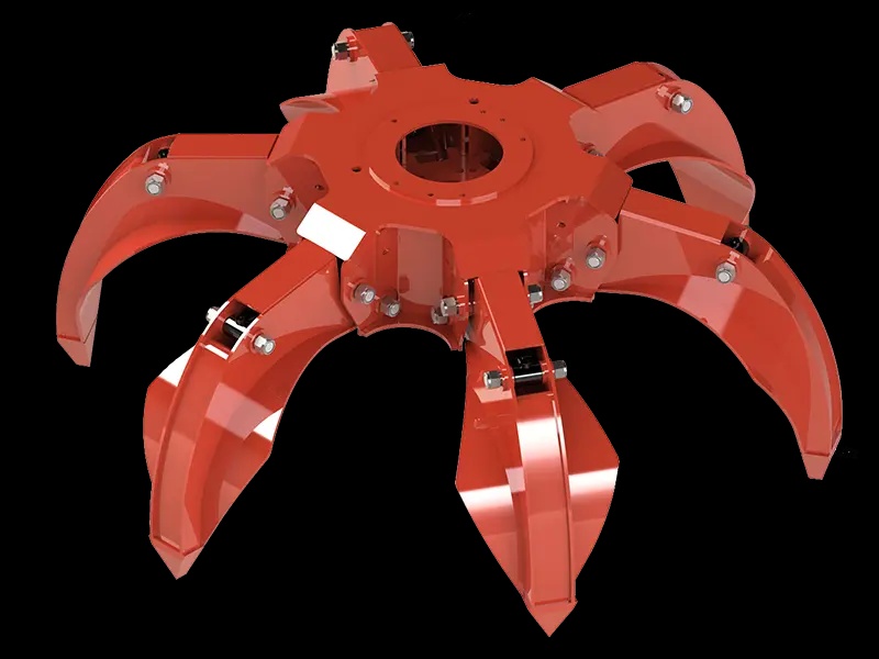 Hydraulická ruka - polypový drapák pro kovošrot - 2