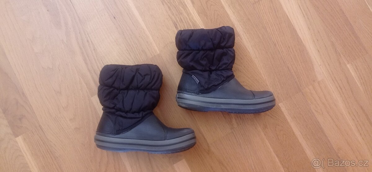Crocs černé sněhule - 2