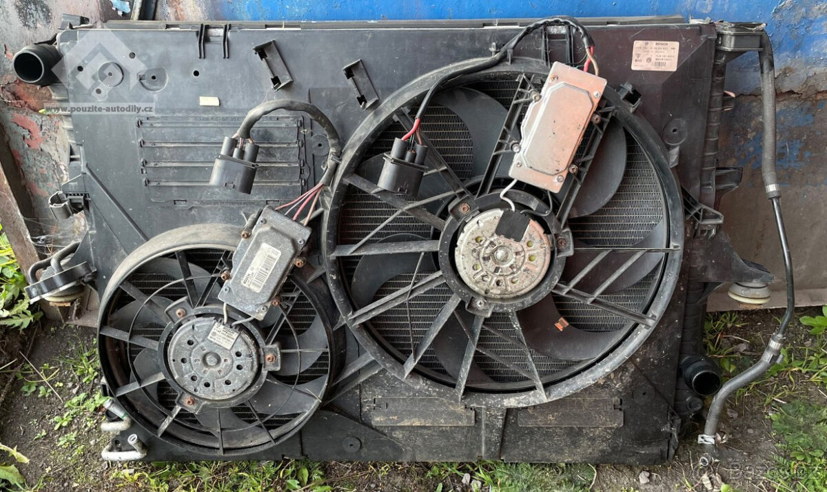 Chladiče, sahara, ventilátory VW Touareg 7L - 2