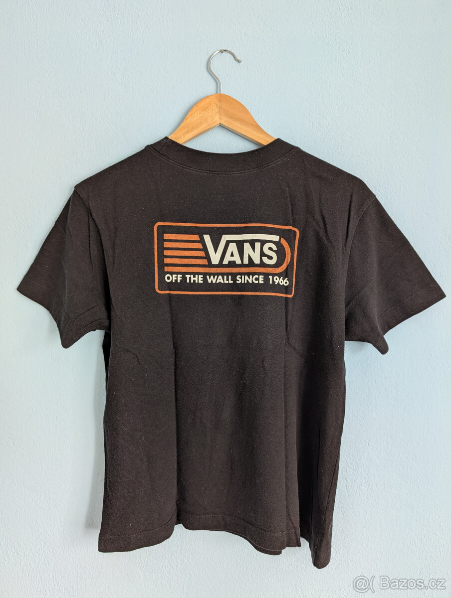 Černé Vans tričko s potiskem vel. M - 2
