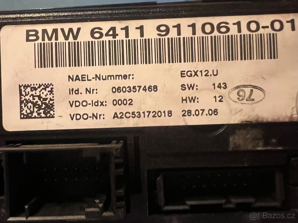 BMW klima panel E90 E91 E92 E93 - 2