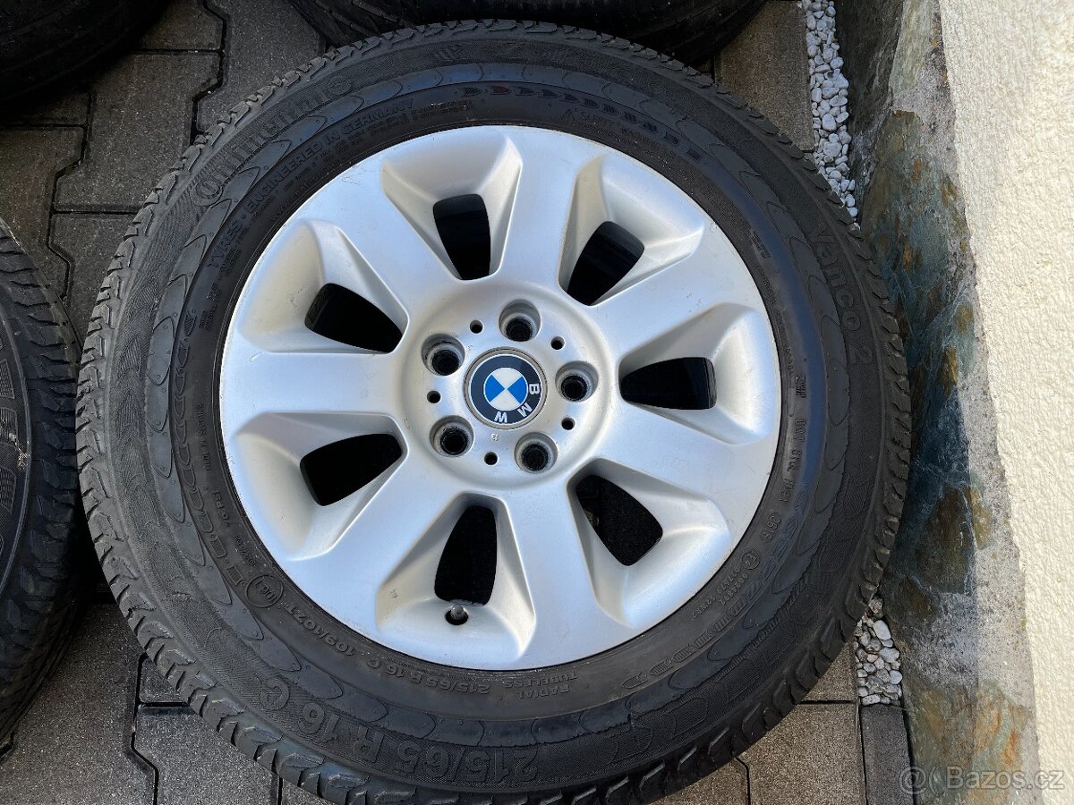 4x alu disky 5x120 R16, letní pneu C