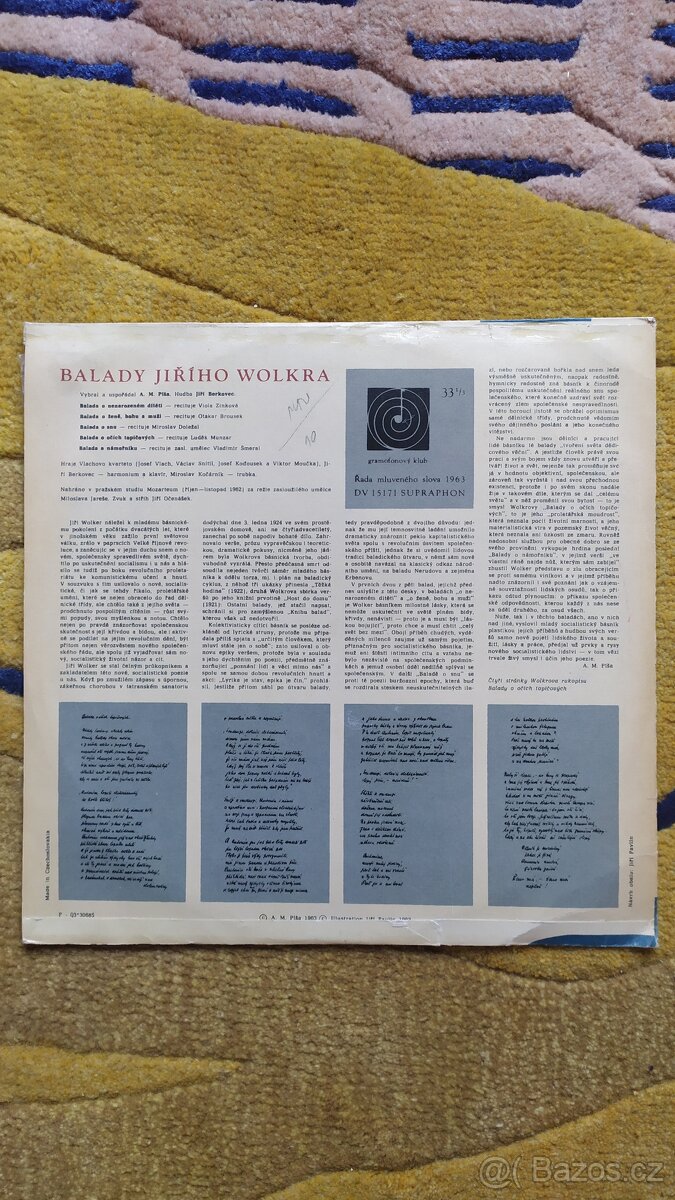 Gramodeska Balady Jiřího Wolkera - 2
