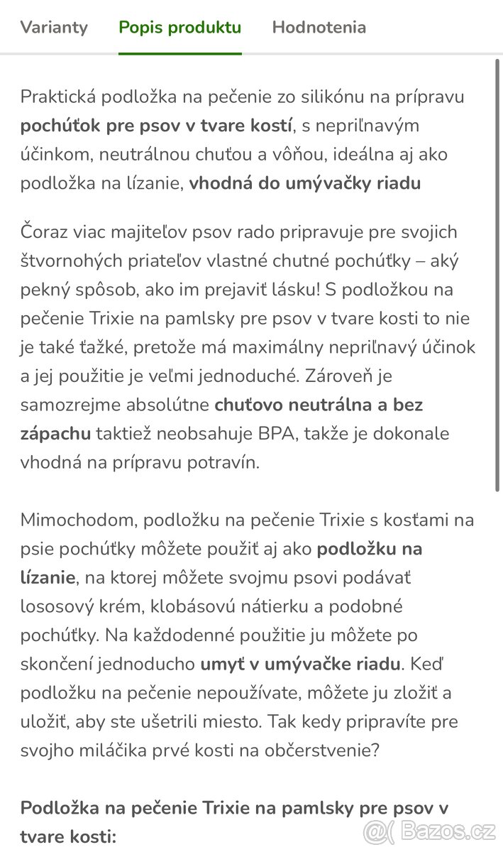 Silikónové BPA free formy/lízacie podložky pre psov/mačky - 2