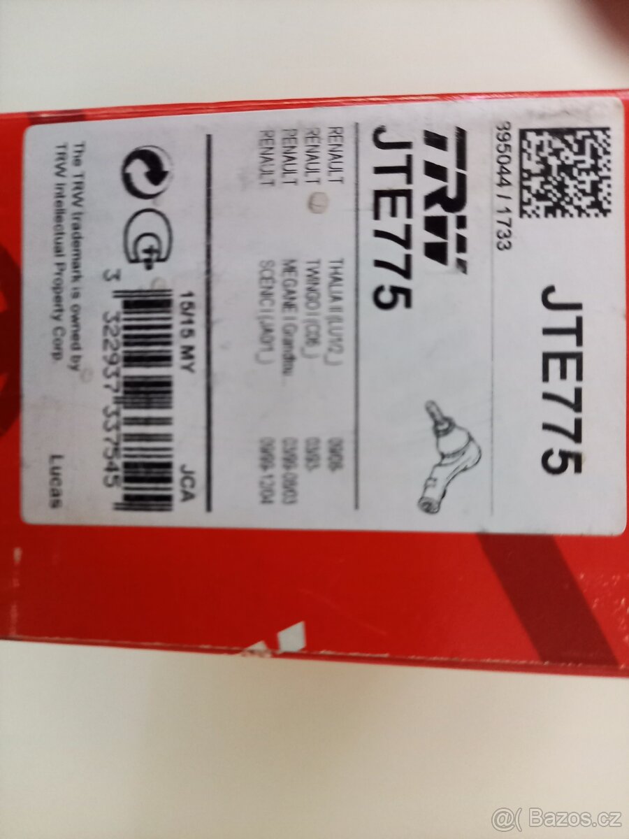 Prodám čep řízení na Renault Megane, Thalia. - 2