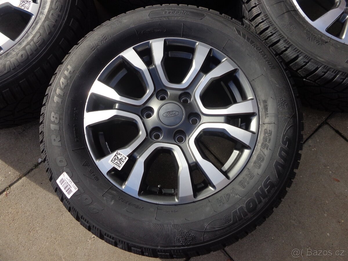 Ford Ranger zimna sada kol 265/60R18 - 2