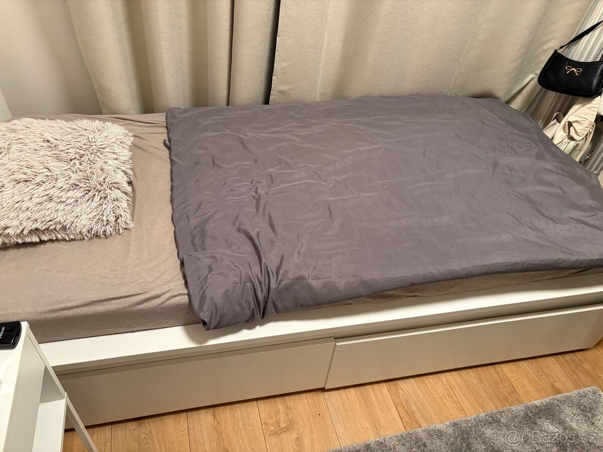 MALM jednolůžková postel 90x200 - 2