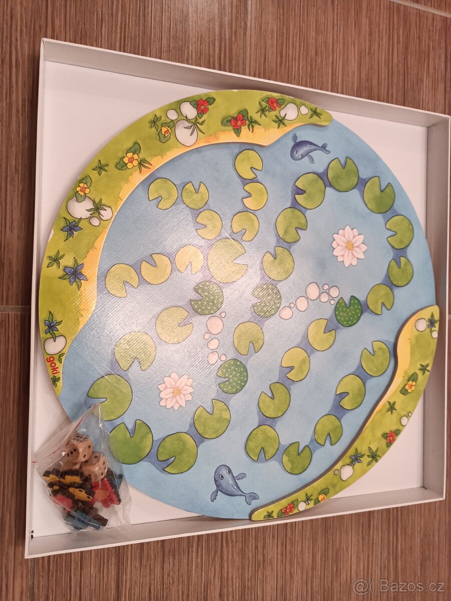 Společenská hra - Raz, dva, kvak dřevěná - 2