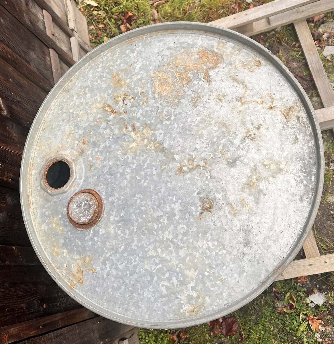 200l sud pozink šroubovací víčko shora Sfinx - 2