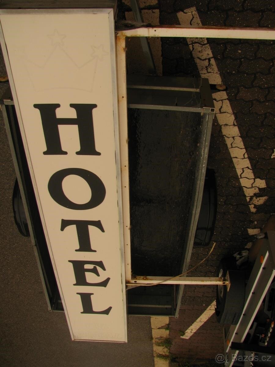 Reklamní vývěska prodejna HOTEL ubytovna provozovna - 2