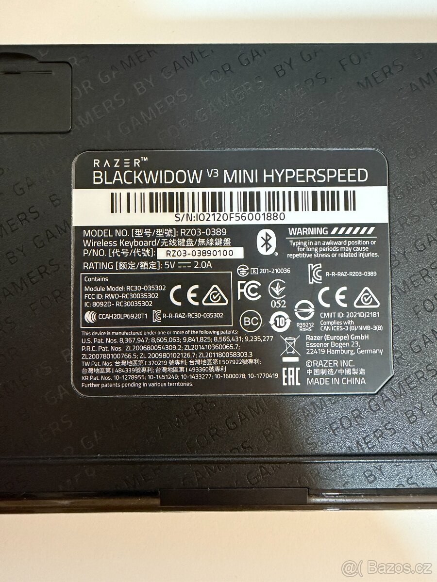 Razer BlackWidow V3 Mini HyperSpeed - Yellow switches - 2