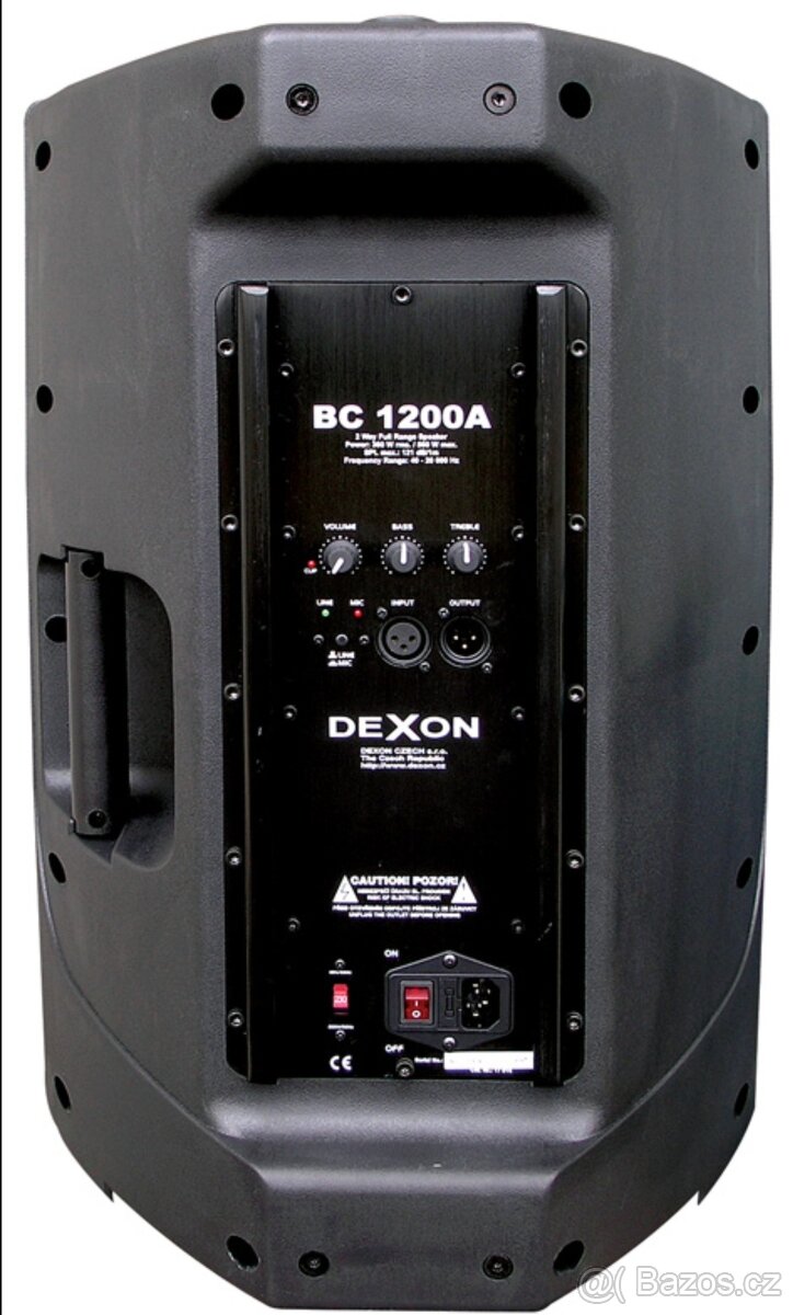 Dexon BC1200A - 2ks aktivní fullrange - 2
