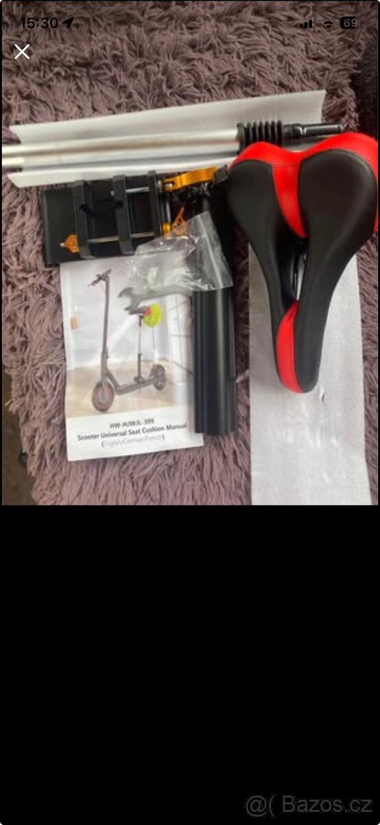 Nová sedačka pro Elektokoloběžky. - 2
