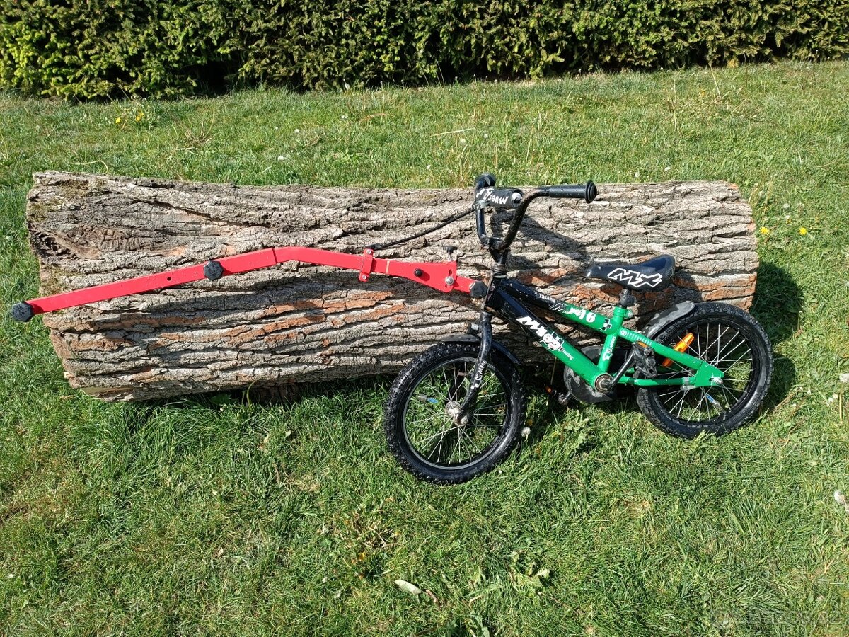 Dětské kolo s tažnou tyčí - 2