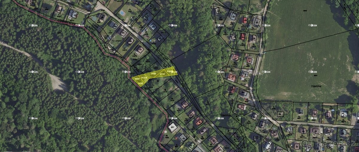 Černé Voděrady (607 m2) - 2