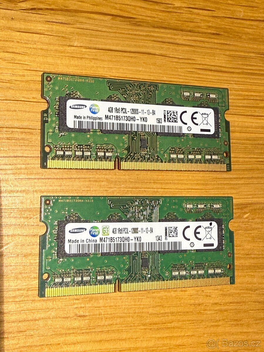 Prodám 2x RAM 4GB - 2