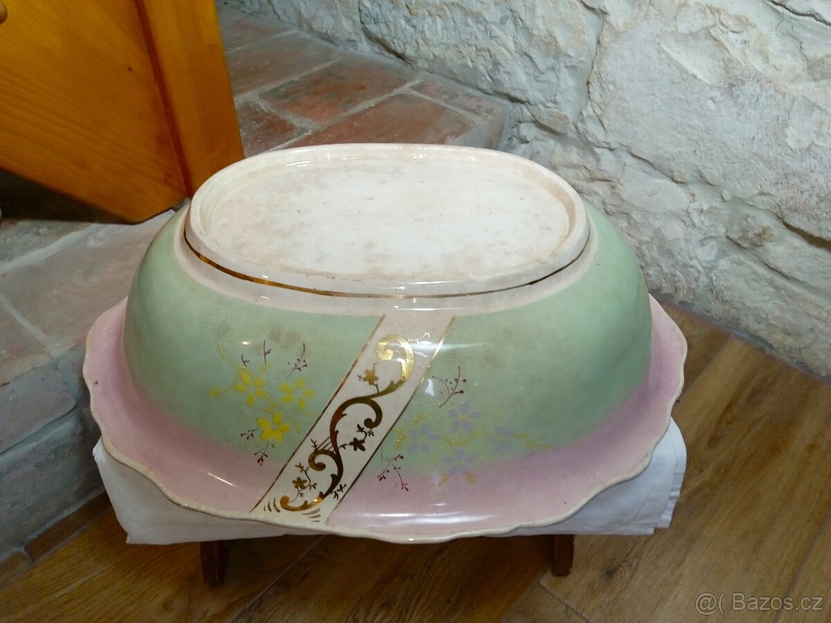 Starožitná mycí souprava 19. stol. - 2