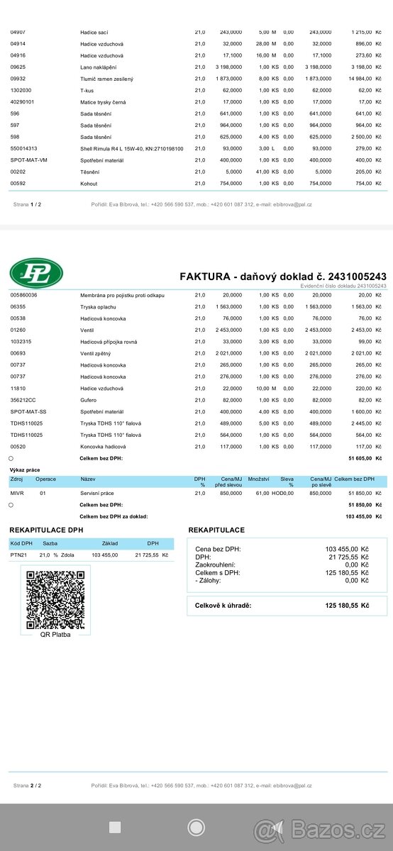 Prodám polní postřikovač NAPA - 2