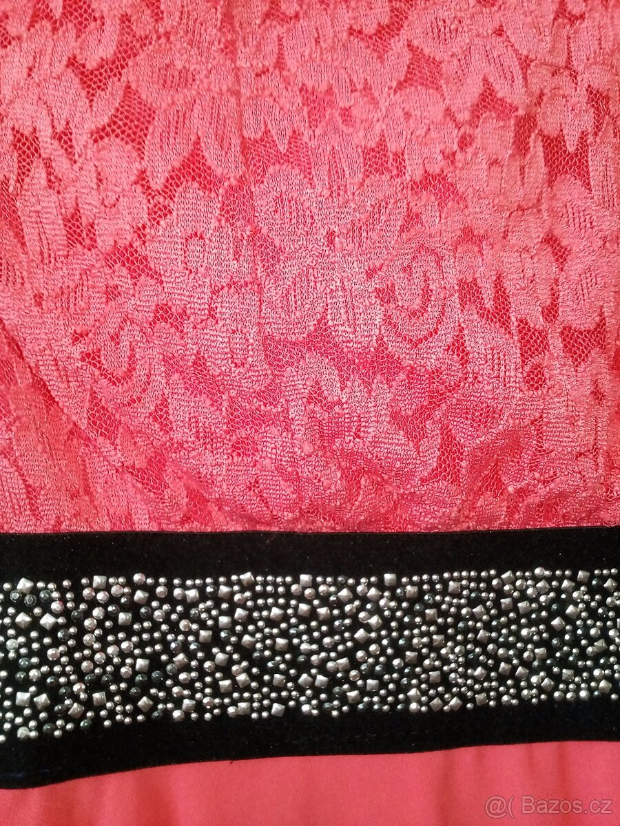 růžové šaty jedna velikost - 2