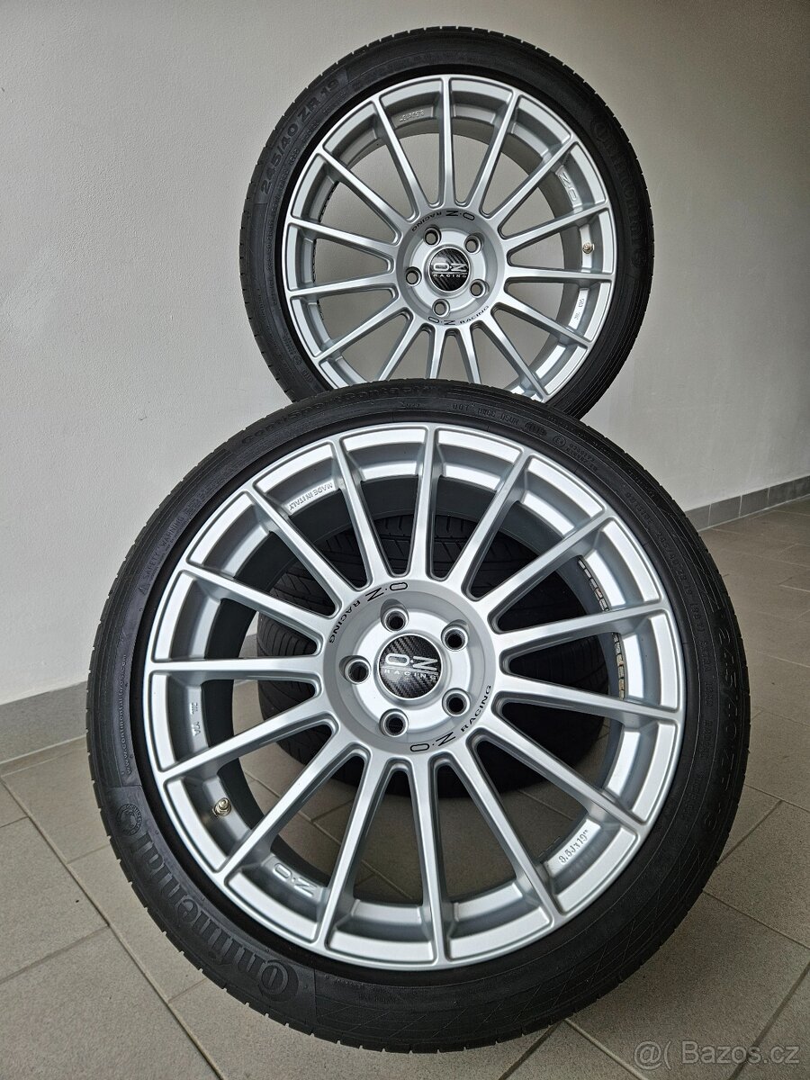 O.Z Superturismo Dakar 5x114 pneu 245/40/19 - 2