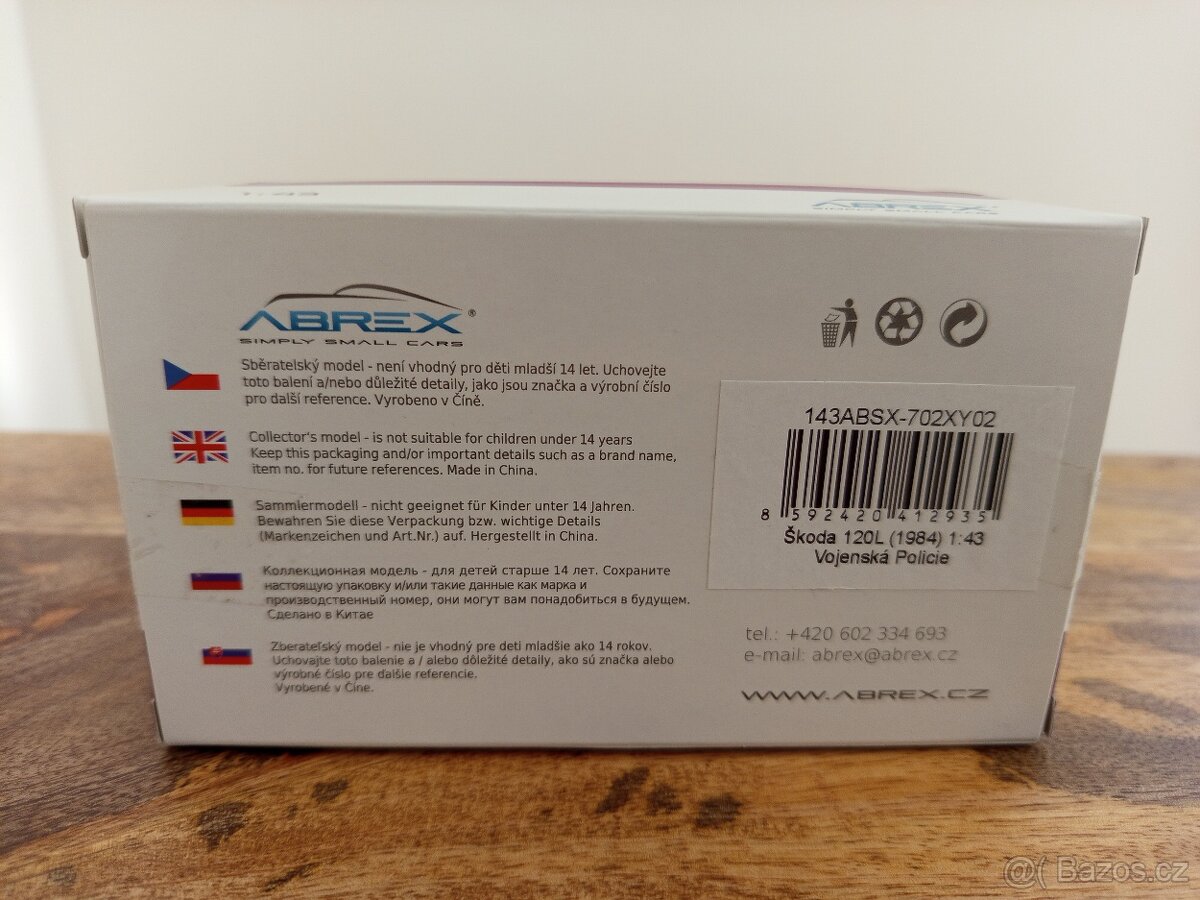 Model Škoda 120L VDP 1:43 - 2