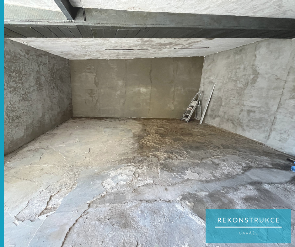 Oprava garáže i v zimním období - 2