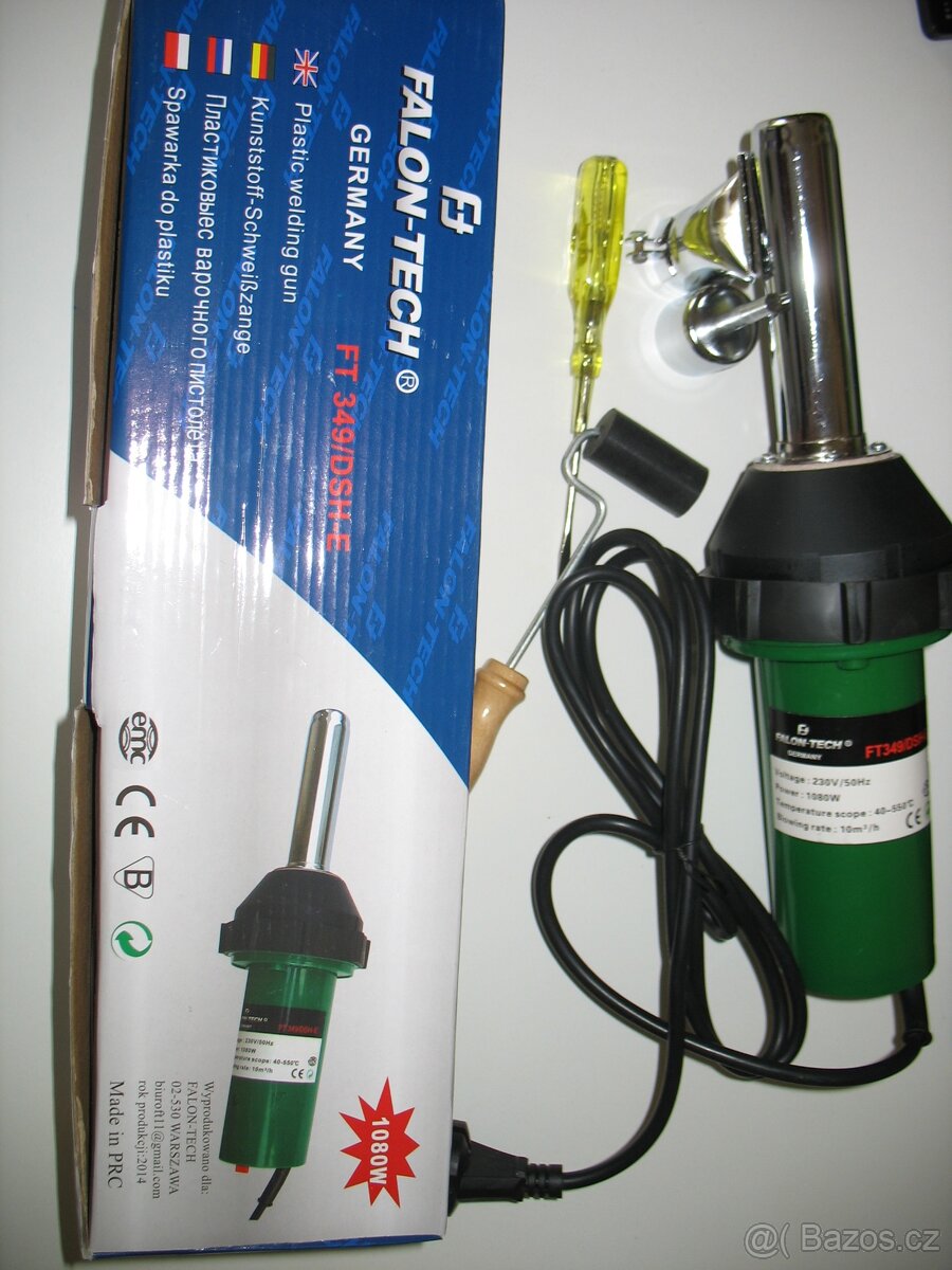 Horkovzdušná svářečka plastů. - 2