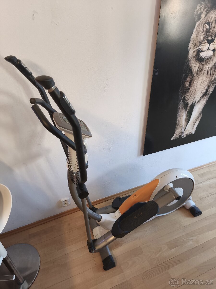 Eliptický trenažér Kettler Cross M (Bílá, Oranžová barva) - 2