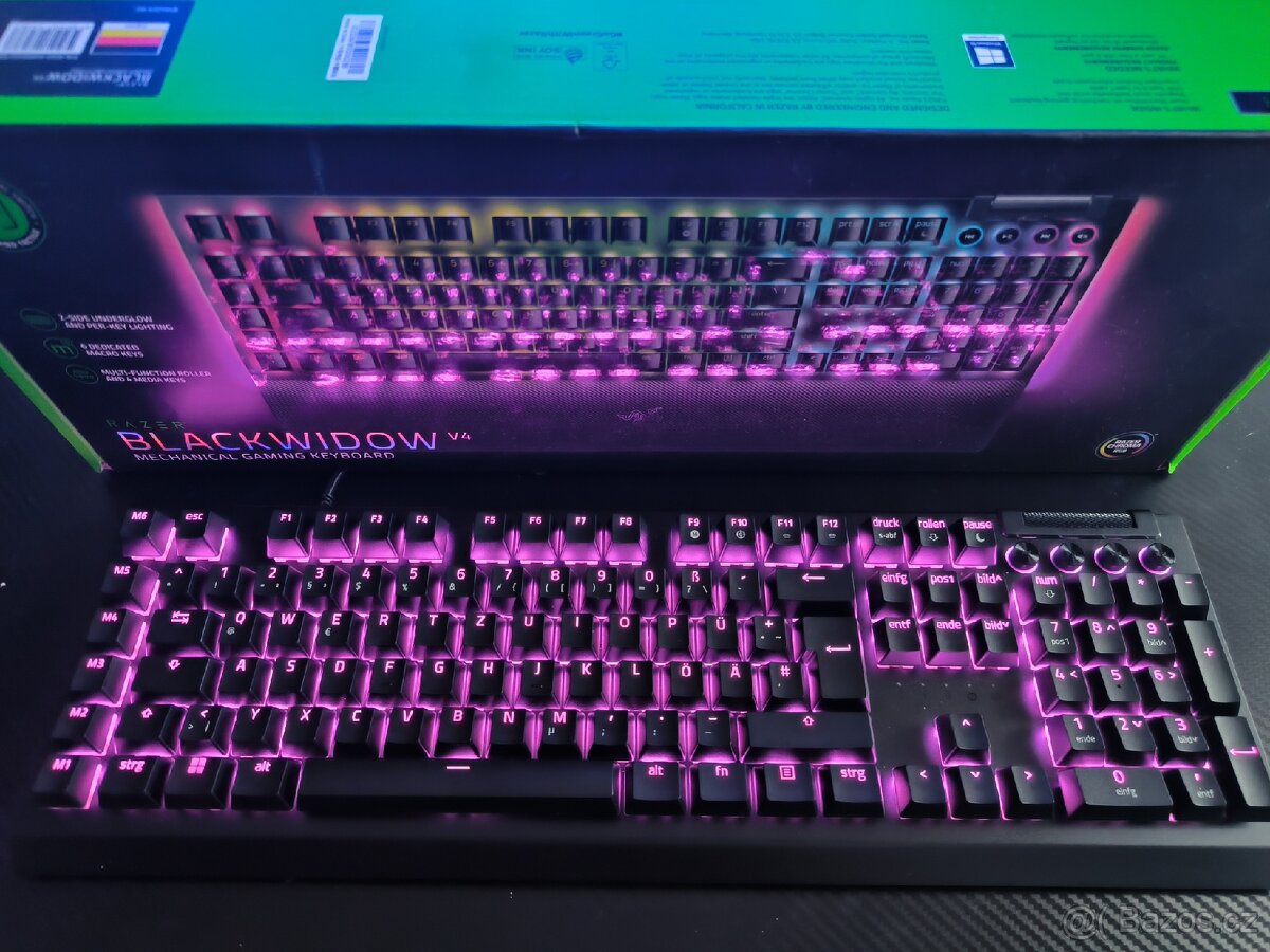 NOVA HERNI KLAVESNICE RAZER BLACKWIDOW V4 - 2