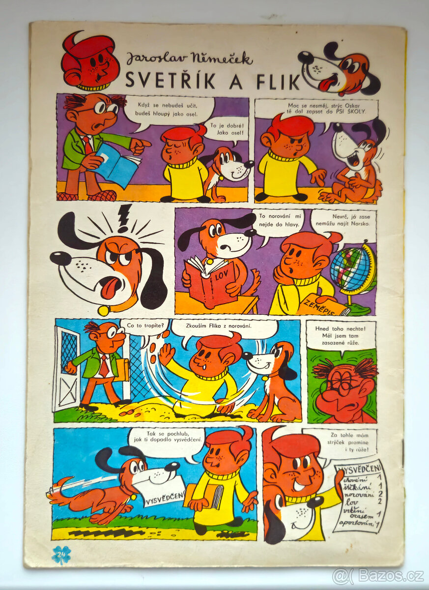 Čtyřlístek č.4 - Na divokém západě - Original 1969 - 2