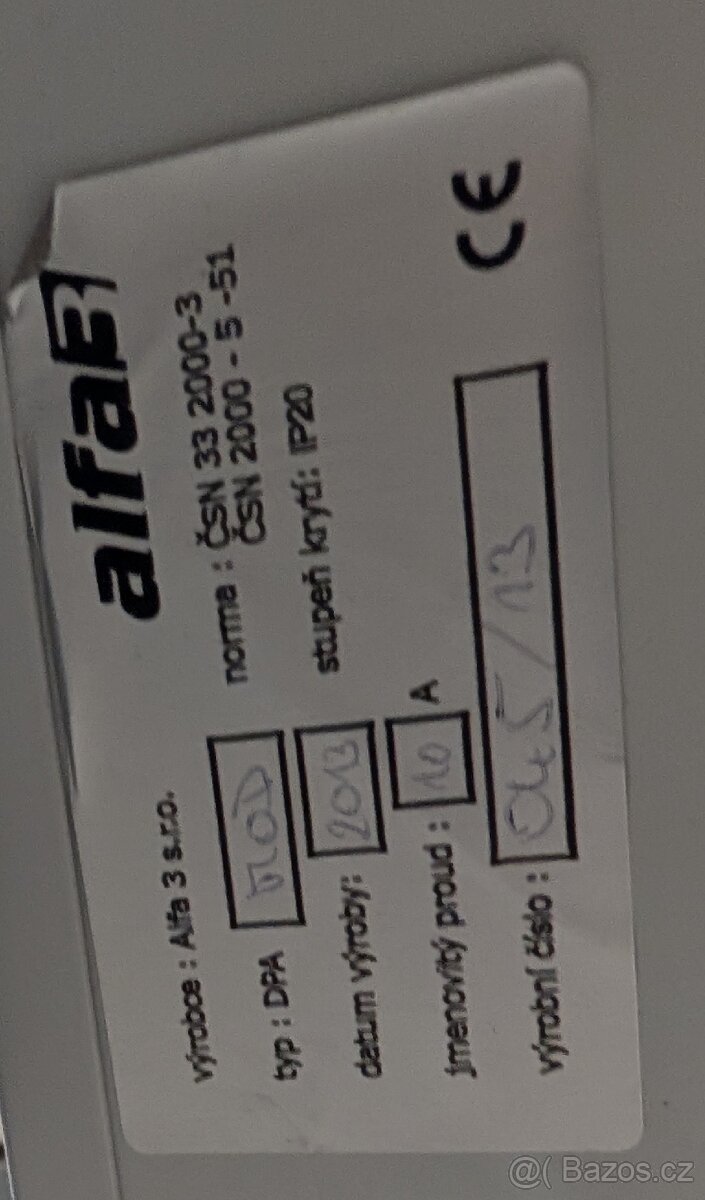 Zásuvková lišta + držák na světlo, délka 180cm - 2