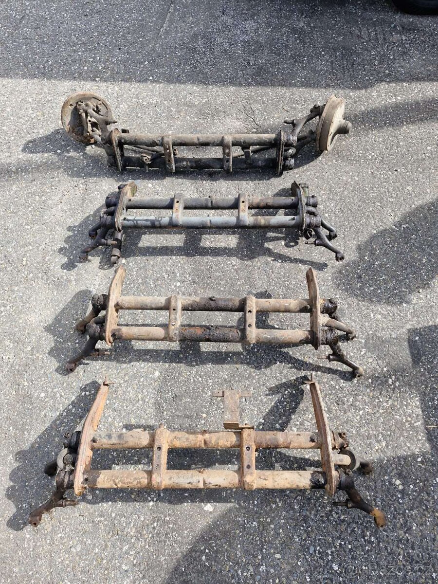 Různé nápravnice - VW Brouk, VW T2 atd. - 2