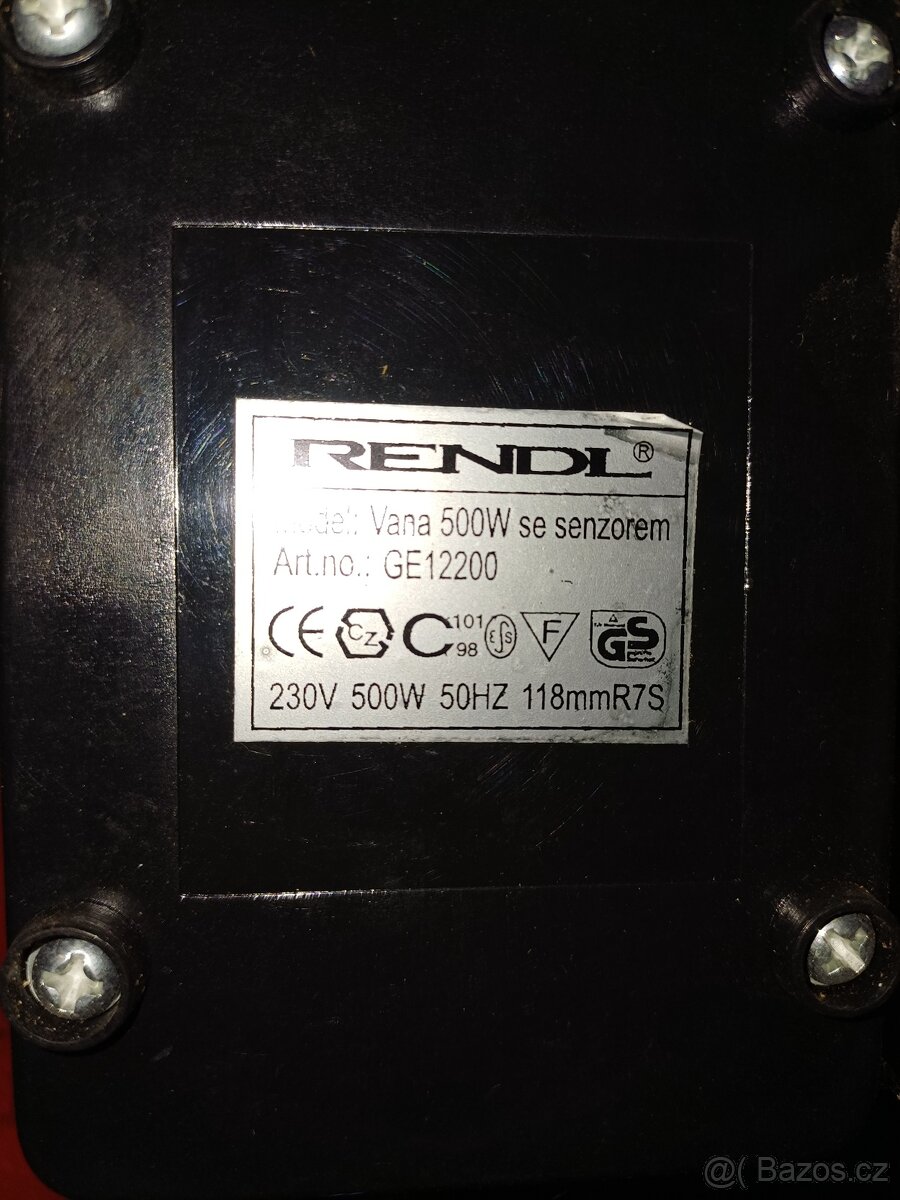 halogenove svetlo 500w s čidlem - 2