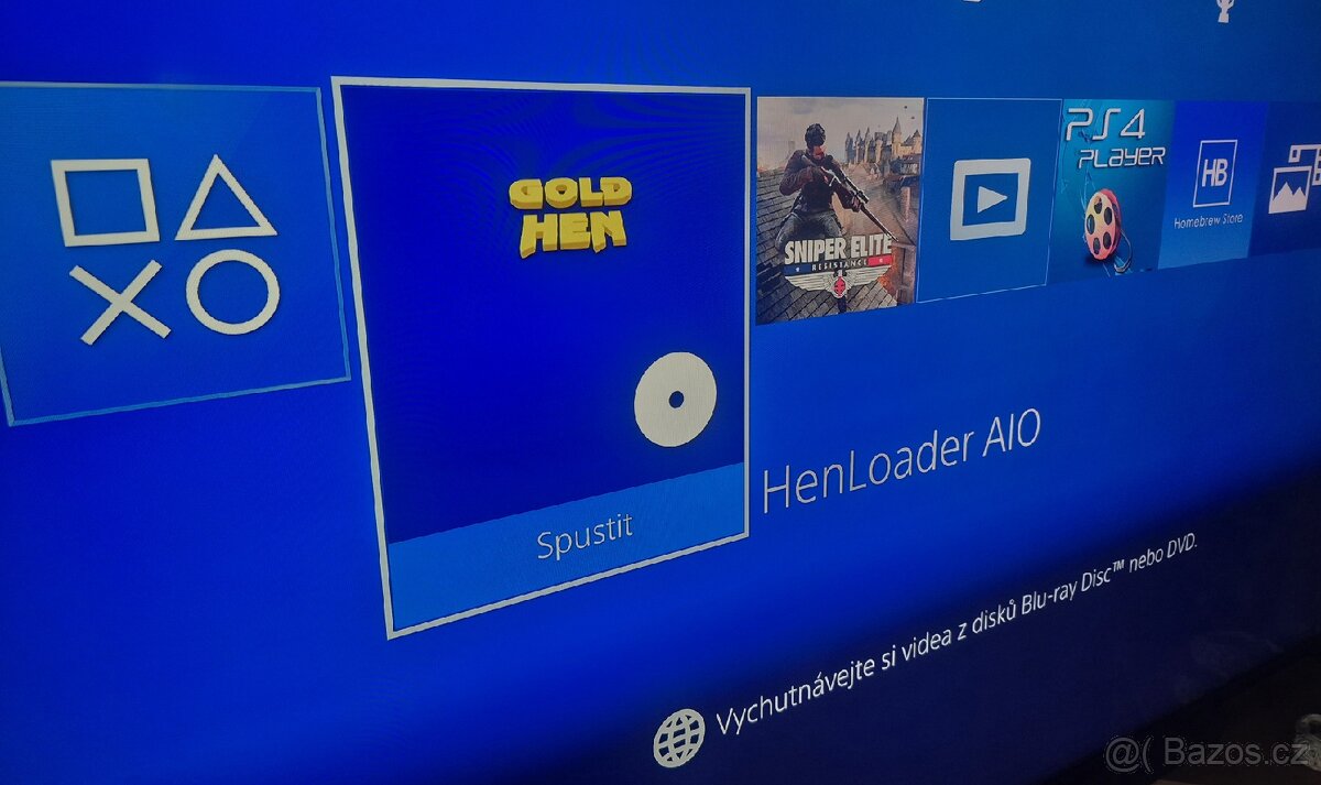 PlayStation 4, Blu-Ray disk, FW 9.00 - 12.52 - 2