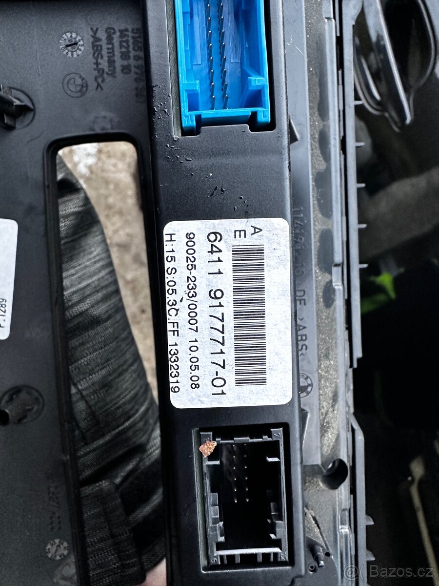 Ovládání ventilace klima panel bmw e60/61 - 2