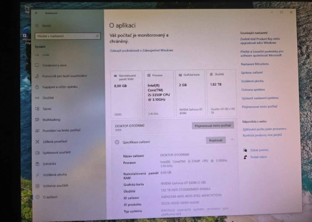 Stolní počítač LENOVO ALL IN ONE - 2
