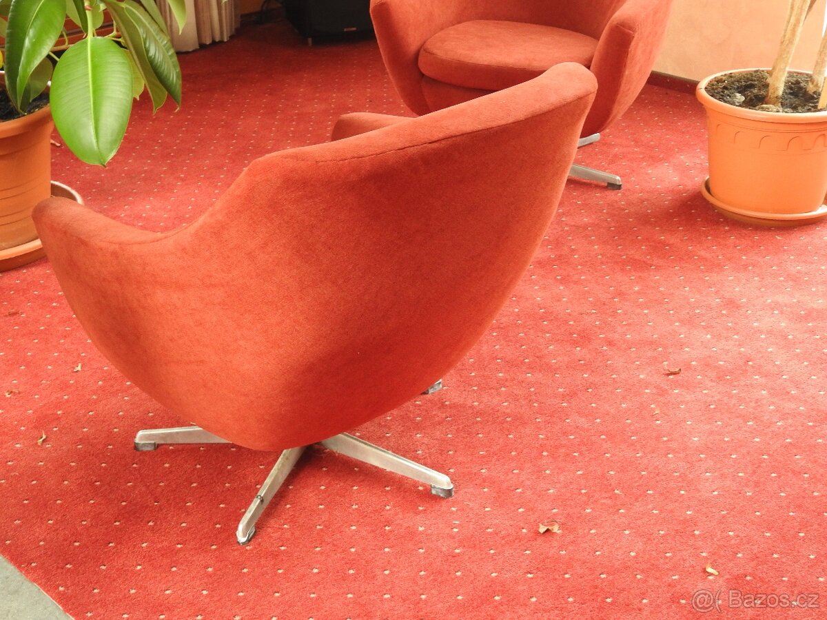 Prodám secesní křesla ( 60 léta ) v perfektním stavu - 2