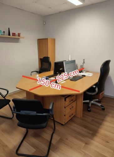 DOVOZ MOŽNÝ kancelářský stůl pro dva. - 2