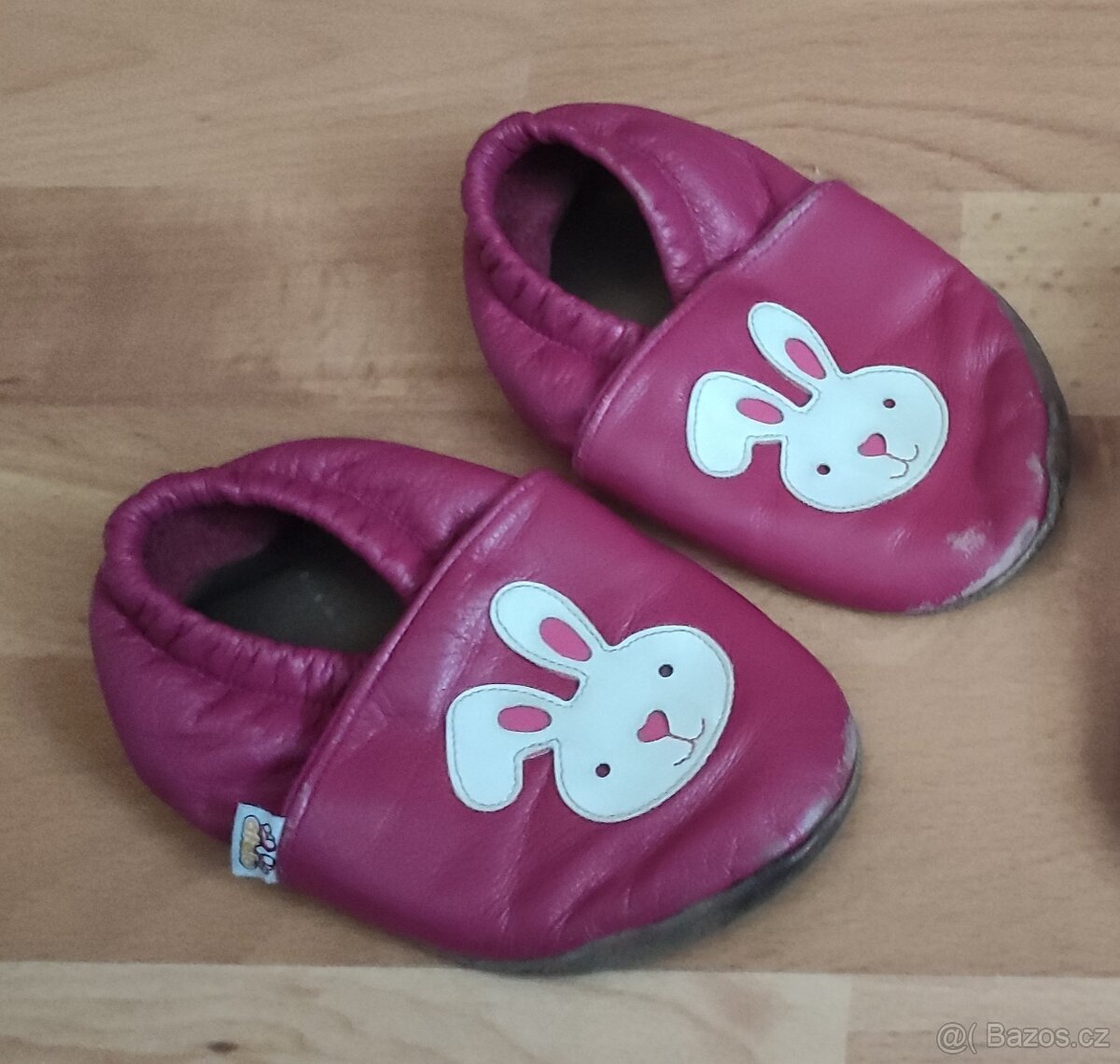 Kožené capáčky AFELO 2-3roky (24/25) 16cm - 2