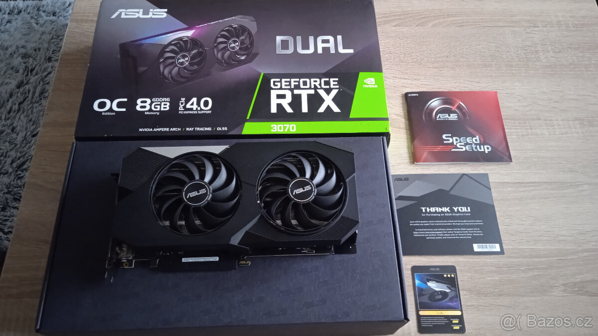 RTX 3070 ASUS DUAL O8G - PERFEKTNÍ STAV - JAKO NOVÁ - 2