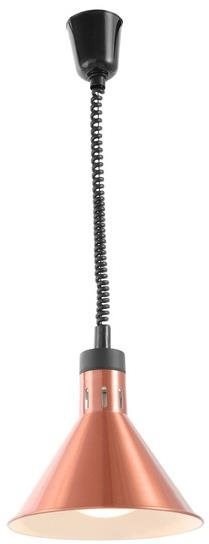 Výškově nastavitelná ohřívací lampa kónická, HENDI, Měděná - 2