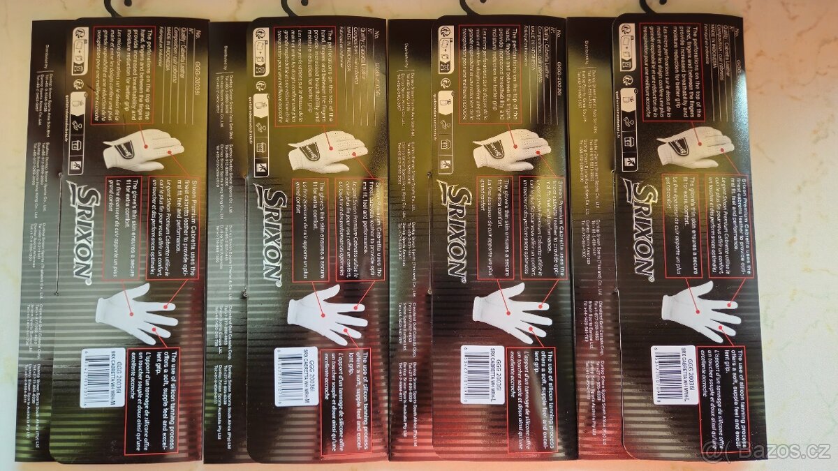 Prodám nové golfové rukavice Srixon Cabretta Premium – Pro p - 2