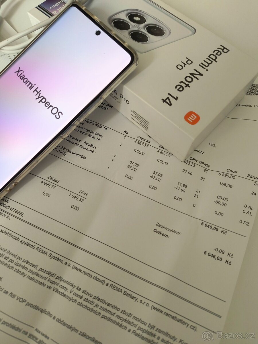 Nabízím nový mobilní telefon Xiaomi Redmi Note 14 Pro 8GB/25 - 2