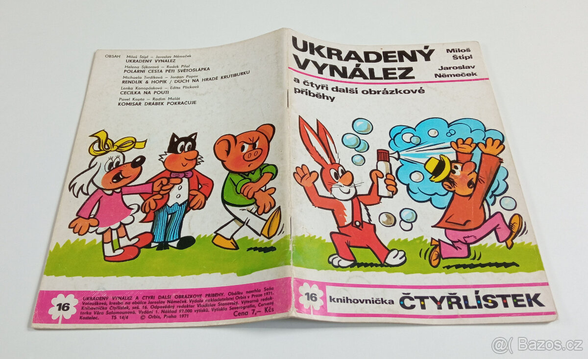 Čtyřlístek č. 16 Ukradený vynález LUXUS - 2