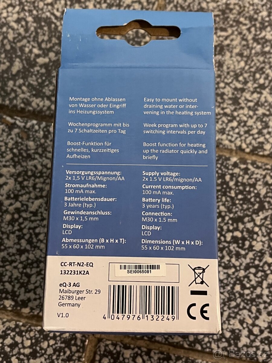 Termostatická hlavice Eqiva eQ-3 CC-RT-N2-EQ - 2