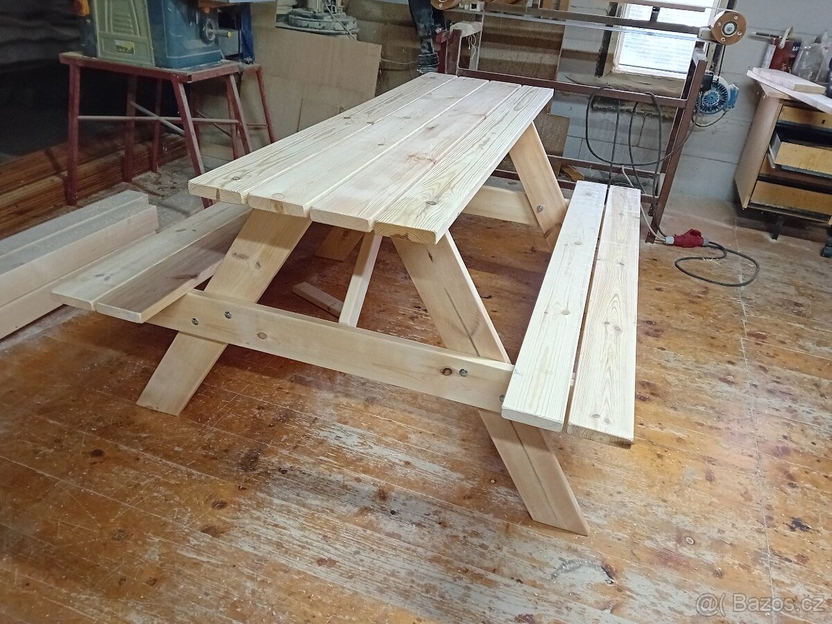 Pivní set, lavice, 28mm síla - 2