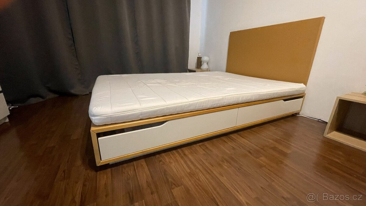 Dvoulůžková postel IKEA MANDAL 140 x 200 cm - 2